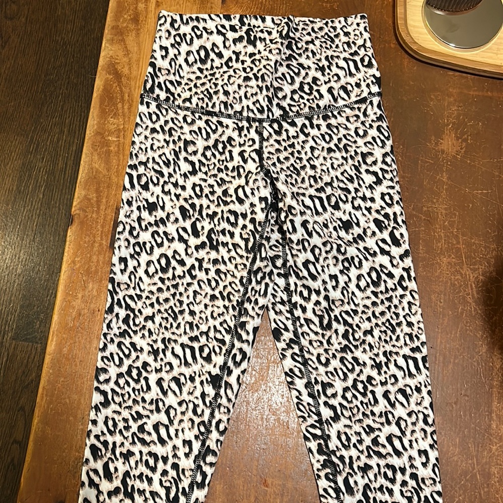 DYI leopard print leggings